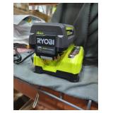 Ryobi 40v 4 ah battery and charger