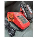 Milwaukee M18 3 ah battery and charger