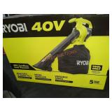 Ryobi 40v Leaf Vacuum, Tool Only