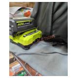 Ryobi 40v 4 ah battery and charger
