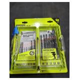 Ryobi Hex Shank Black Oxide Drill Bit Set