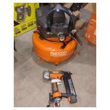 Ridgid 6. Gal. Pancake Compressor & Brad Nailer