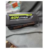 Ryobi 40v 4 ah battery