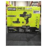 Ryobi 18v HP 1/2" Hammer Drill Kit