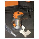 Ridgid 1-1/2HP 1/4" Compact Fixed Base Router