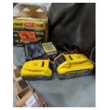 DeWalt 20v power stack 1.7 ah & 5 ah battery&