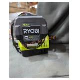 Ryobi 40v 4 ah battery and charger