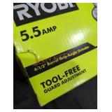 Ryobi barrel grip angle grinder