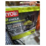 Ryobi 2 cycle gas powered backpack blower