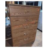 Wood 5-Drawer Dresser