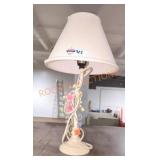 Floral Metal Table Lamp