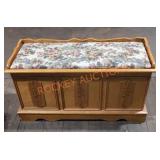 Vintage Wooden Chest Bench