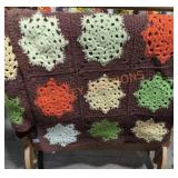 Vintage Crochet Throw Blanket