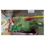 Christmas decor tote lot