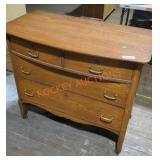 Antique four-drawer dresser