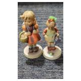 Hummel school girl and goebel little Gardner
