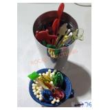 Cheese grader and misc kitchen items
