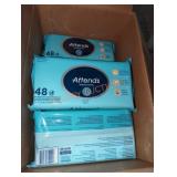 Attends Wet Wipes Box Lot