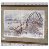 Framed and signed Michael Sieve print