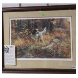 Framed and signed Robert k. Abbett print