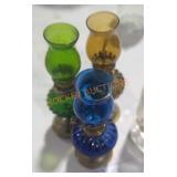4 oil lamps