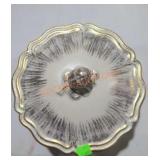 Haeger art pottery 22k gold tweed