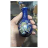 Vintage blue bell and vases
