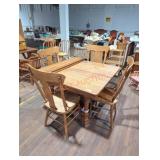 Vintage Solid Wood Dining Set