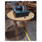 Round Wood Side Table
