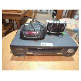 VCR and Two Alarm Clocks
