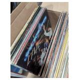 Vintage vinyl record box lot (The Beatles, The