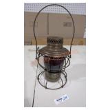 Antique handlan st. Louis railway lantern with