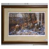 Framed and signed Michael Sieve print