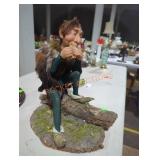 Vintage Feathered Elf Pixie Soft Sculpture