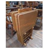 Folding TV Trays with Cart