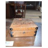 Vintage Metal Toy Coin Safe Box