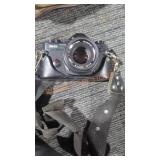 Olympus camera and attachments and bag