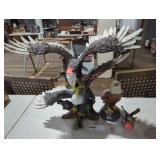 Three Eagle Statues