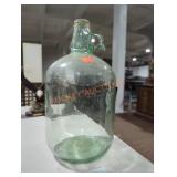 Vintage Green Glass Jug