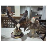 Two Eagle Statues