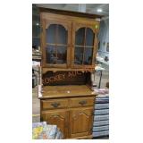Two-Piece wooden dining hutch