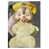 Vintage rushton rubber squirrel