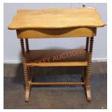 Vintage wood side table