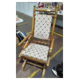 Vintage Platform Rocking Chair