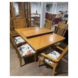 Gorgeous Mission style dining room table/chairs