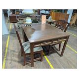 Vintage MCM Expandable Dining Table and Chairs