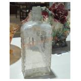 Vintage Glass Flask Bottle