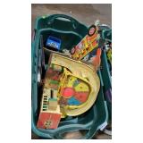 Vintage kids toy tote lot