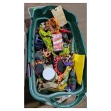 Vintage toy tote lot