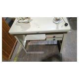 Vintage metal sewing stand